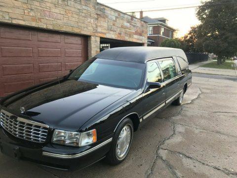 Garage kept 1999 Cadillac DTS Superior Hearse for sale