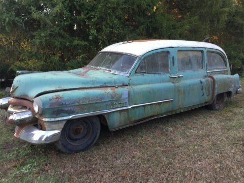 non running 1953 Cadillac Hearse for sale