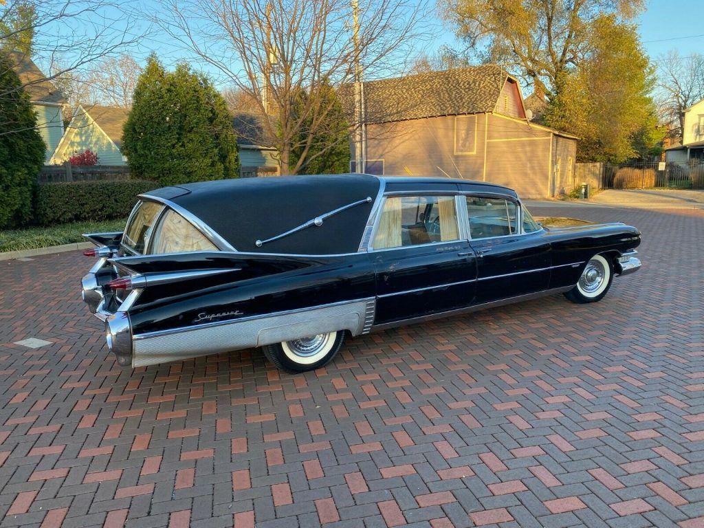 Original 1959 Cadillac Superior Crown Royal hearse