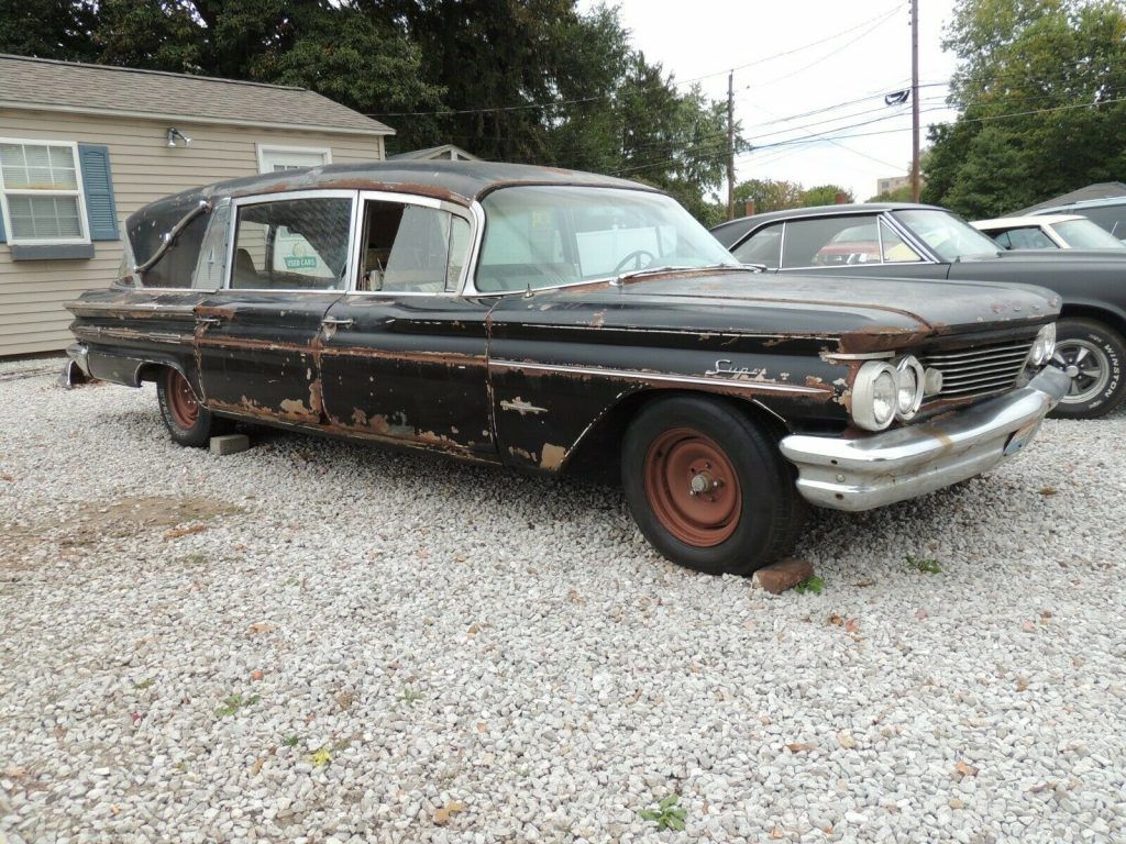 rare 1960 Pontiac Bonneville Hearse