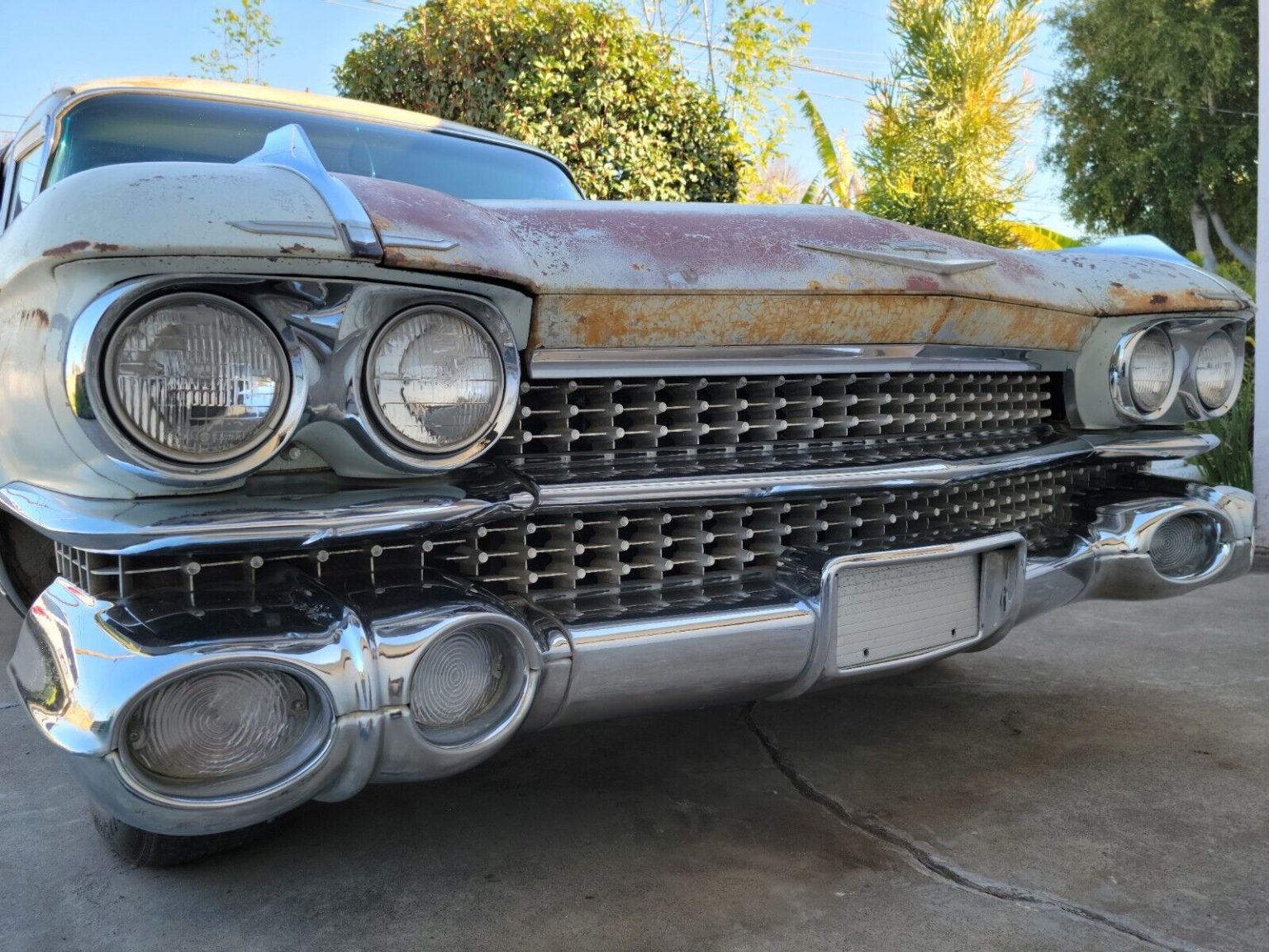 1959 Cadillac MillerMeteor Duplex Combination Hearse Ambulance [very