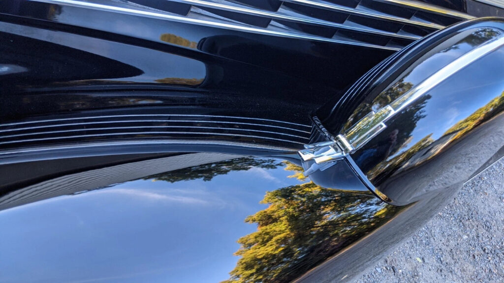 1938 Cadillac Lasalle S + Carved – Sided Hearse
