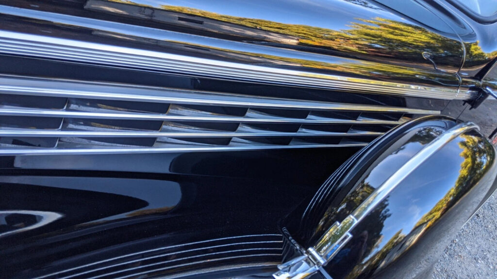 1938 Cadillac Lasalle S + Carved – Sided Hearse