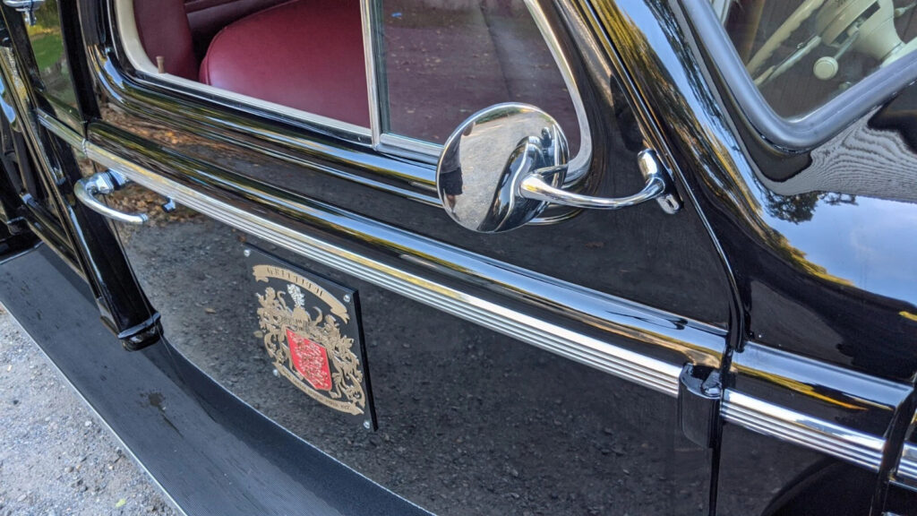 1938 Cadillac Lasalle S + Carved – Sided Hearse