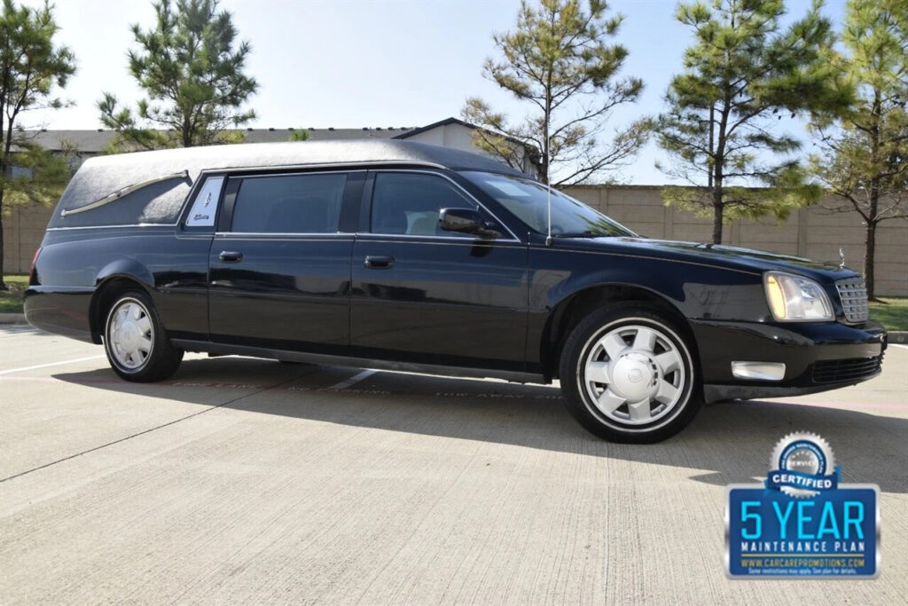 2002 Cadillac Deville Funeral Coach Hearse 75K Low Miles Carriage ToP