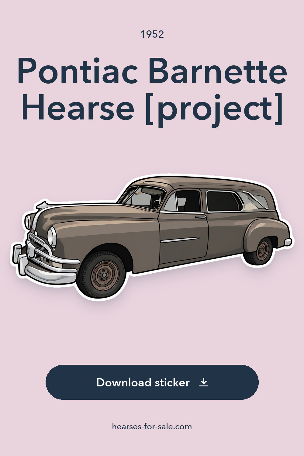 1952 Pontiac Barnette Hearse [project] sticker preview