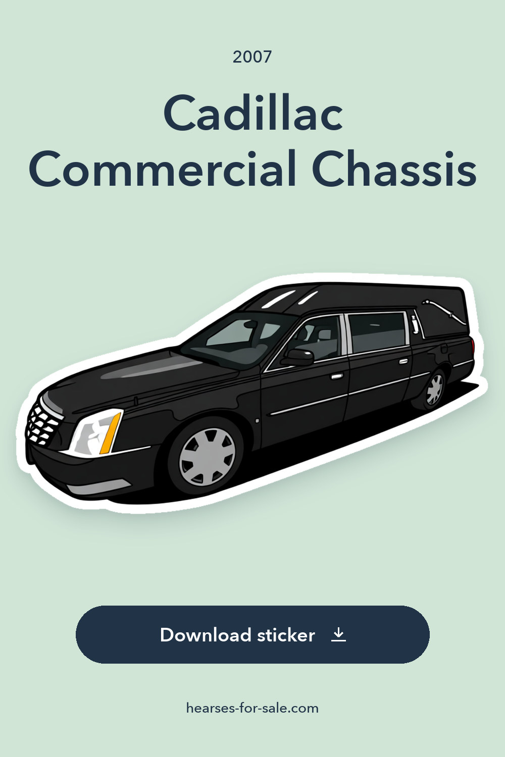 2007 Cadillac Commercial Chassis sticker preview
