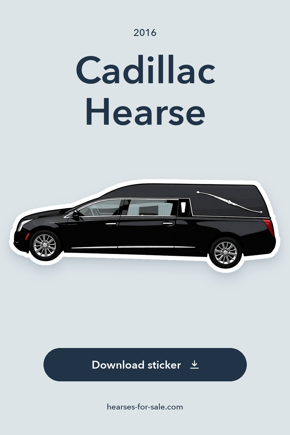 2016 Cadillac Hearse sticker preview